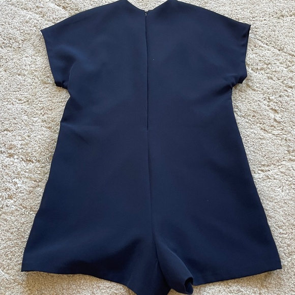 Zara Navy Playsuit Romper Size Small - Picture 7 of 12